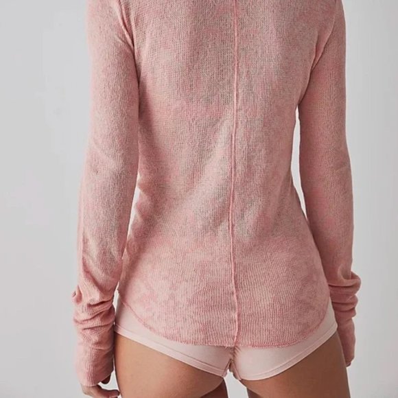 Intimately You and I Long Sleeve - Size Small in Rosie Pink - Picture 4 of 8